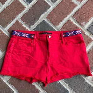 Joe’s Red Shorts